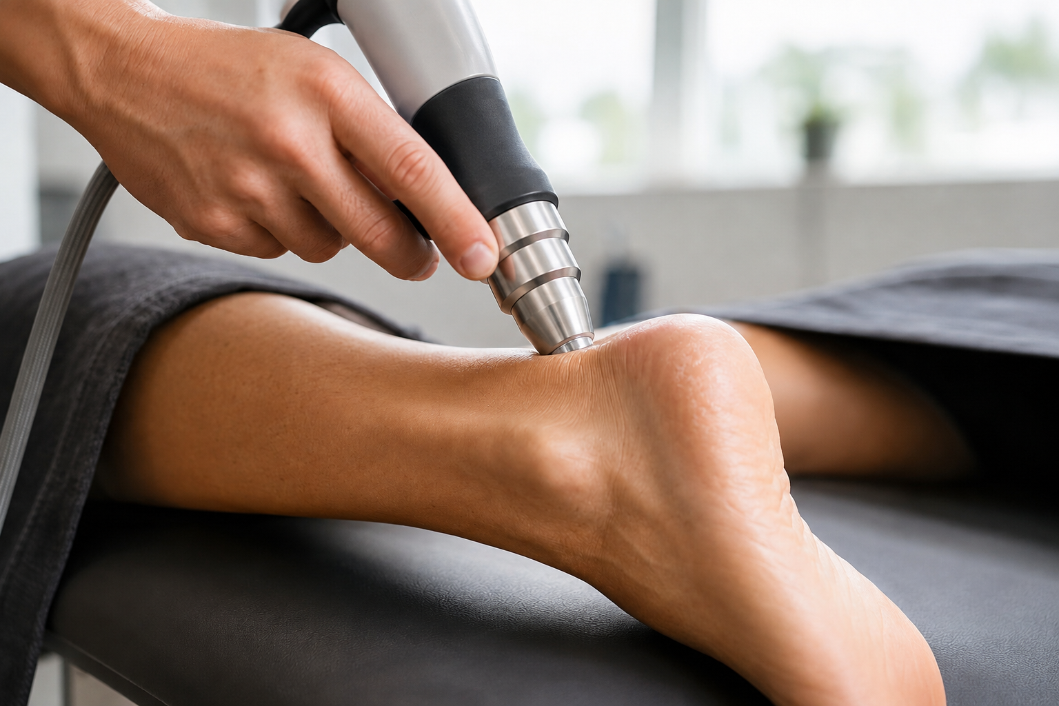 Achilles Tendinopathy treatment using STORZ shockwave equipment